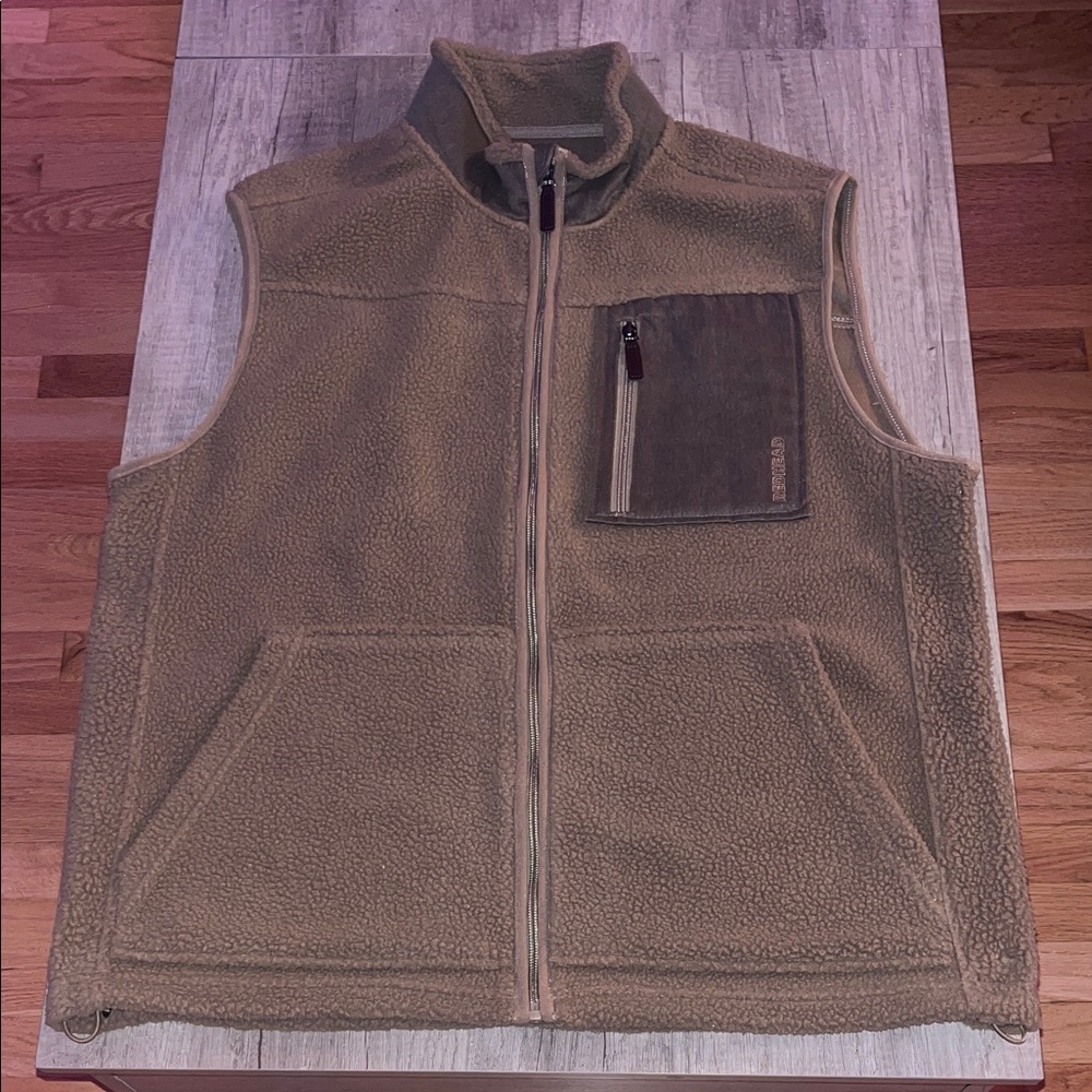 Red Head Brand Co. Men's Tan Fleece Vest